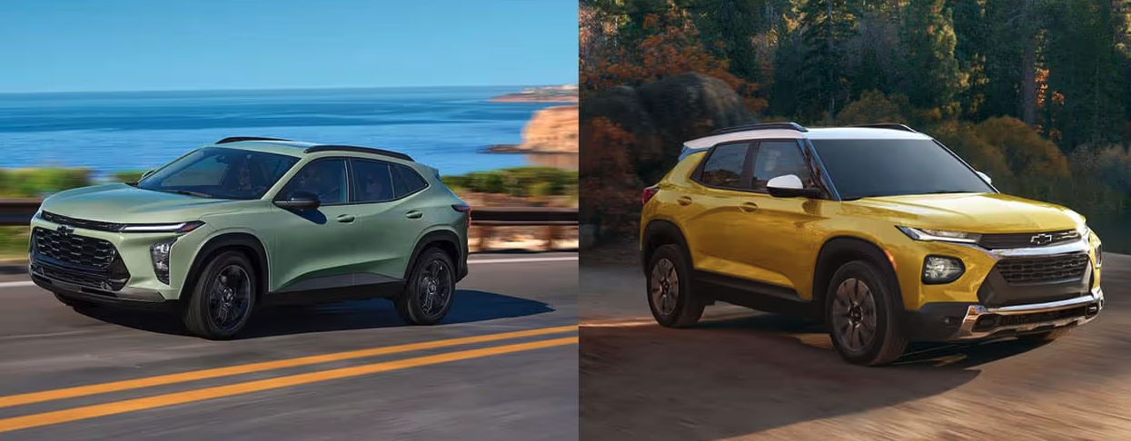 Chevy Trax Left side and Chevy Trailblazer right side