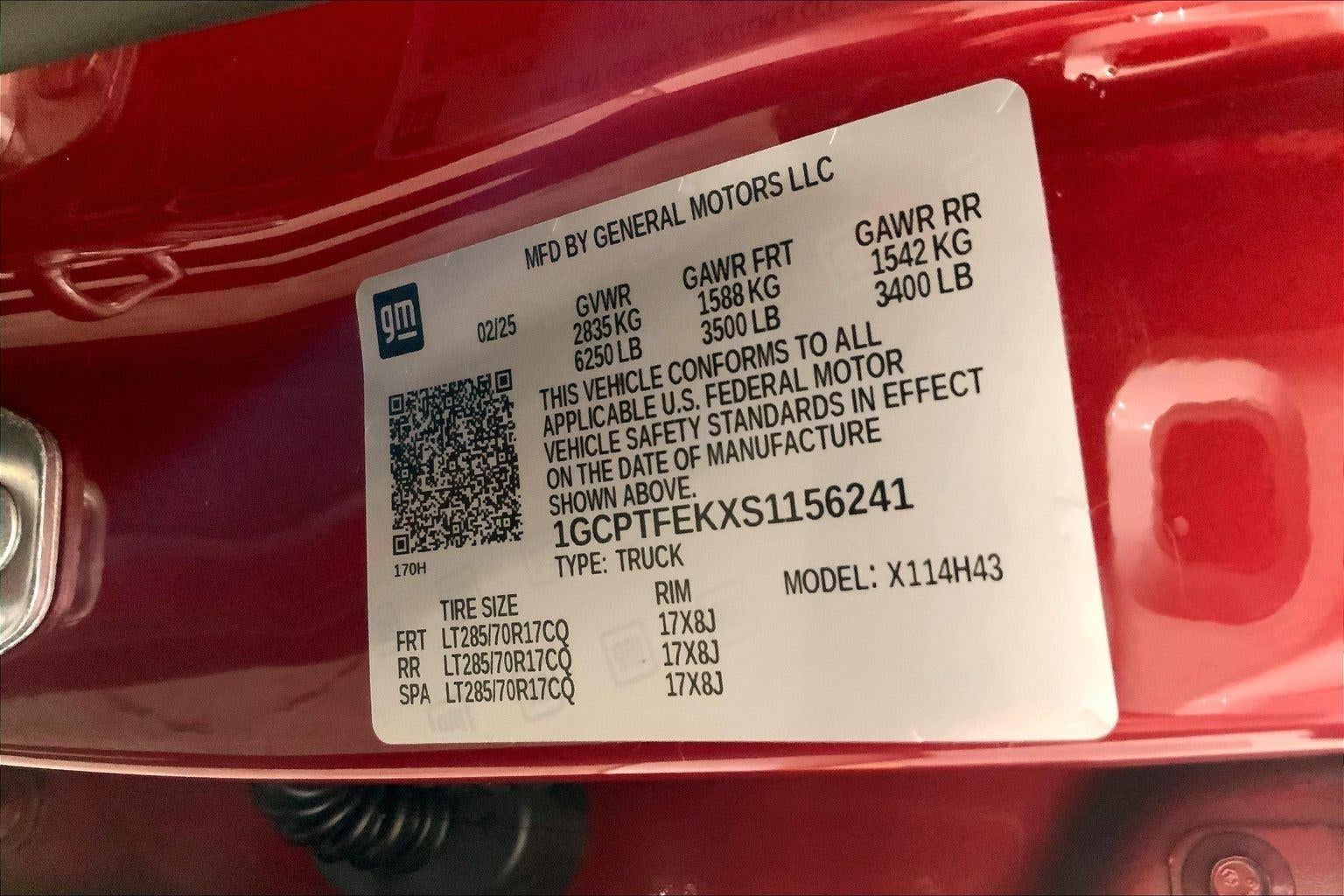 2025 Chevrolet Colorado 4WD ZR2