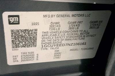 2022 Chevrolet Silverado 1500 Ltd RST