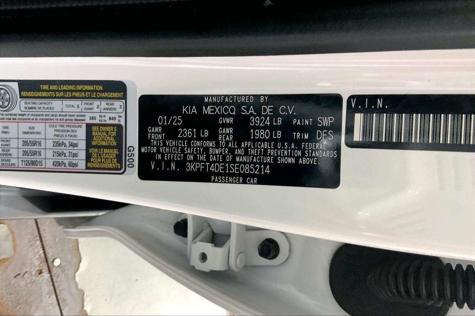 2025 Kia K4 LXS