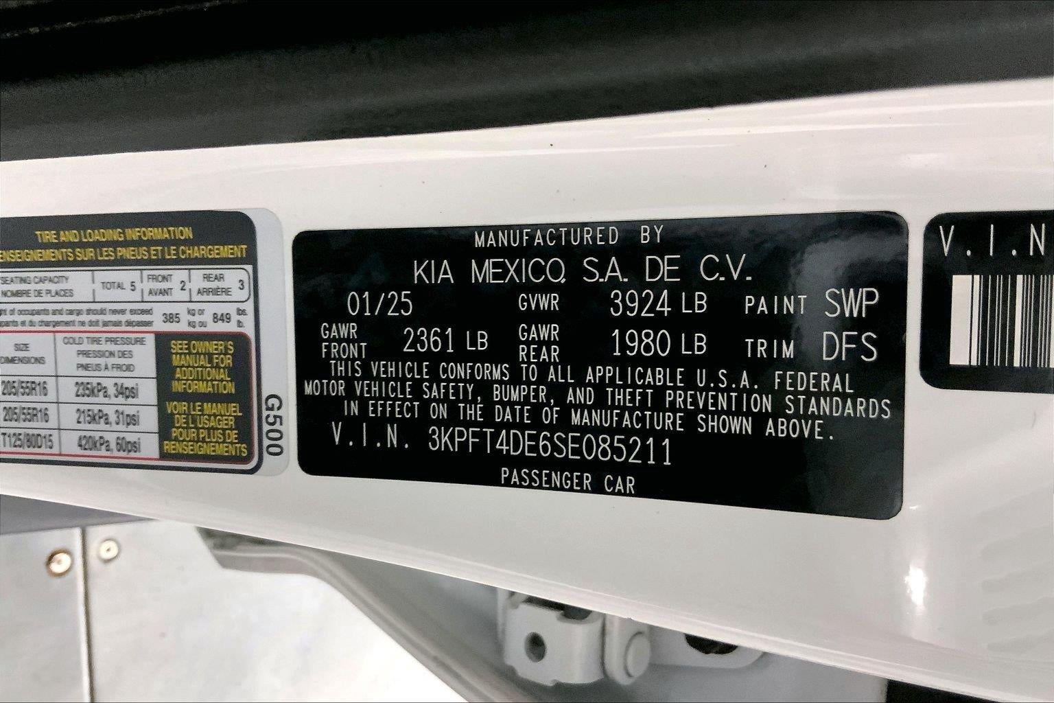 2025 Kia K4 LXS