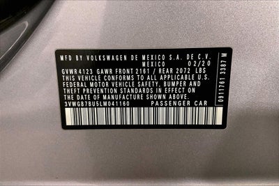 2020 Volkswagen Jetta SEL Premium