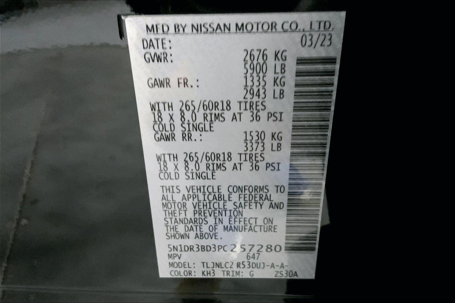 2023 Nissan Pathfinder Rock Creek