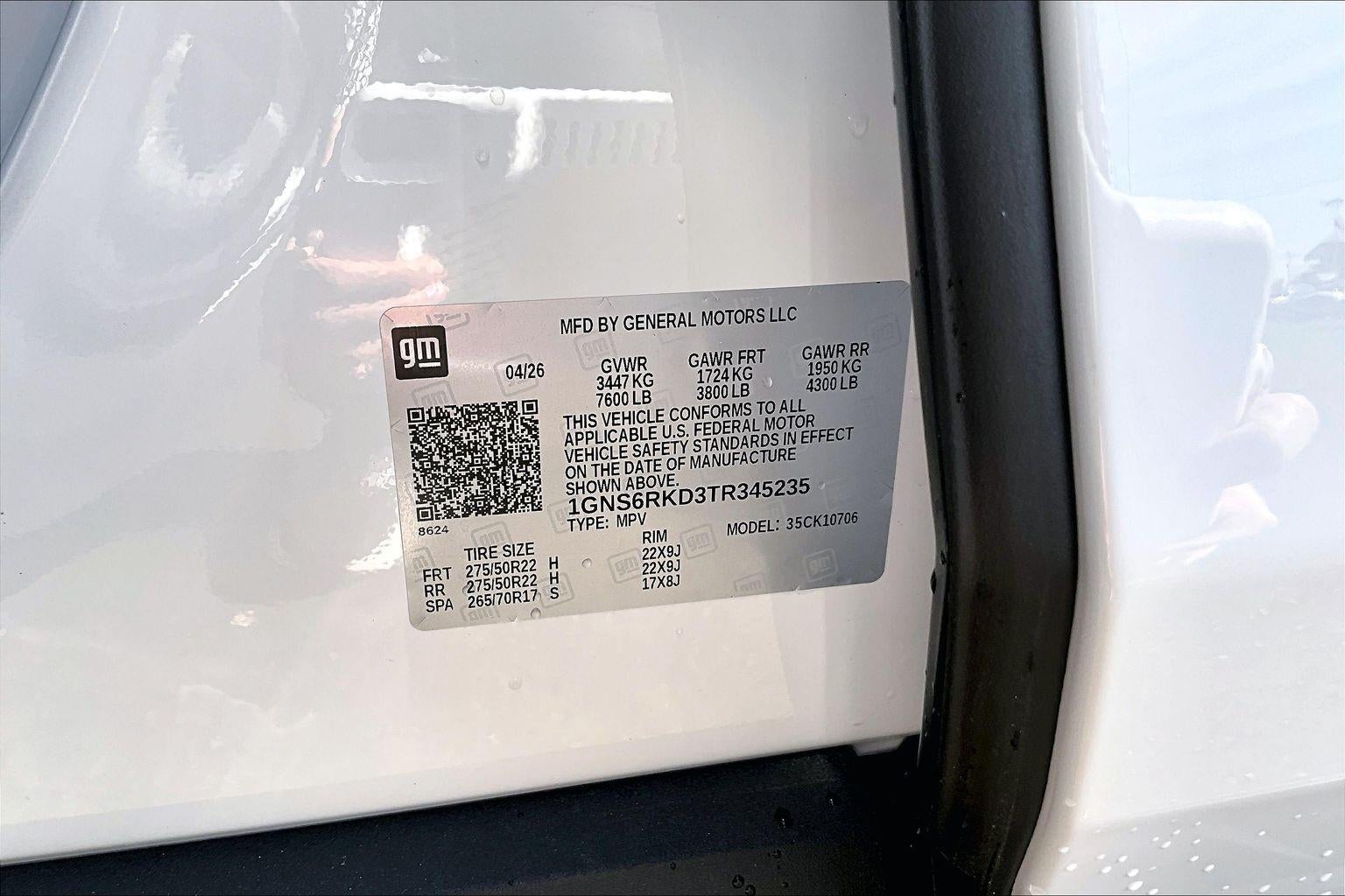 2026 Chevrolet Tahoe RST