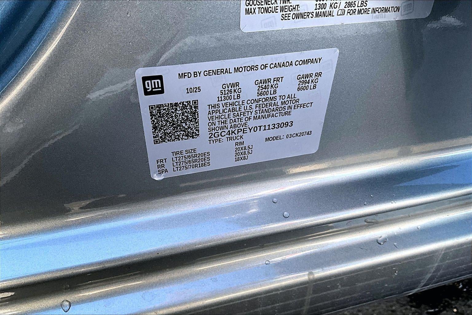 2026 Chevrolet Silverado 2500 HD LTZ