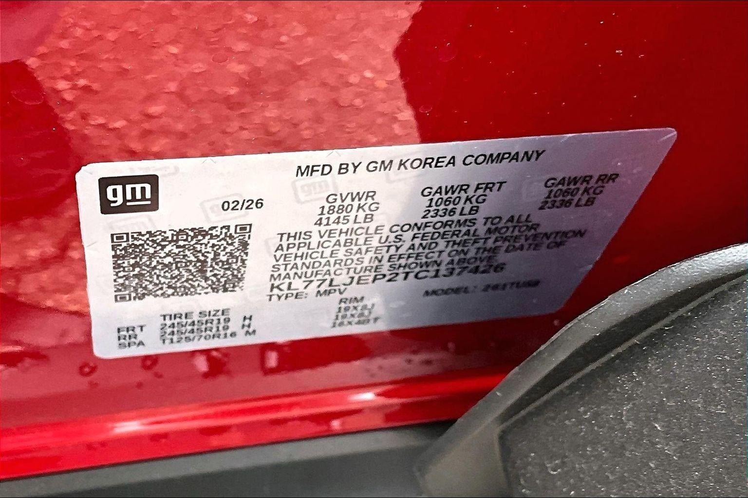 2026 Chevrolet Trax 2RS