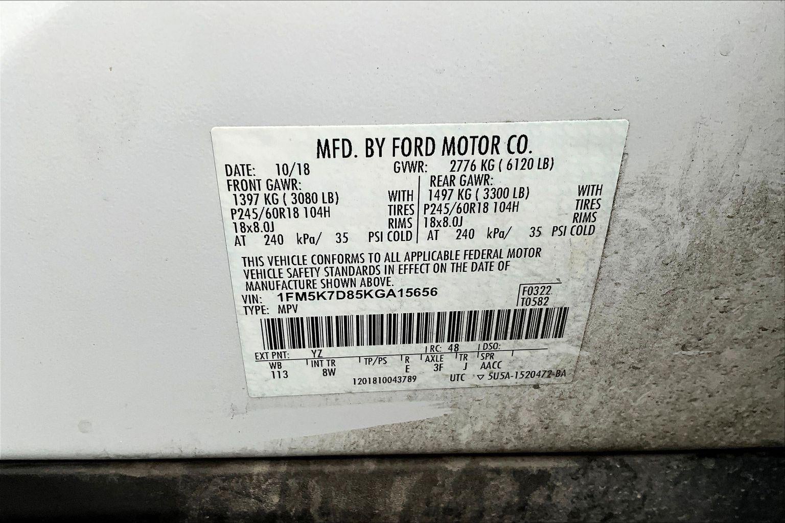 2019 Ford Explorer XLT