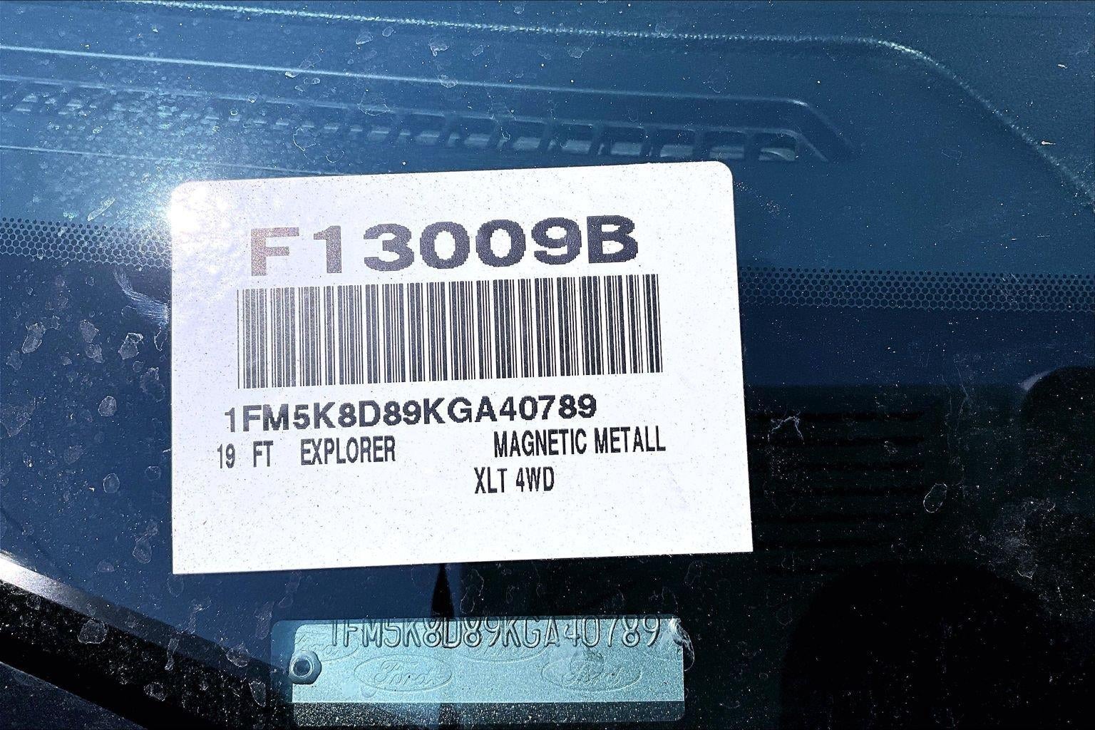 2019 Ford Explorer XLT