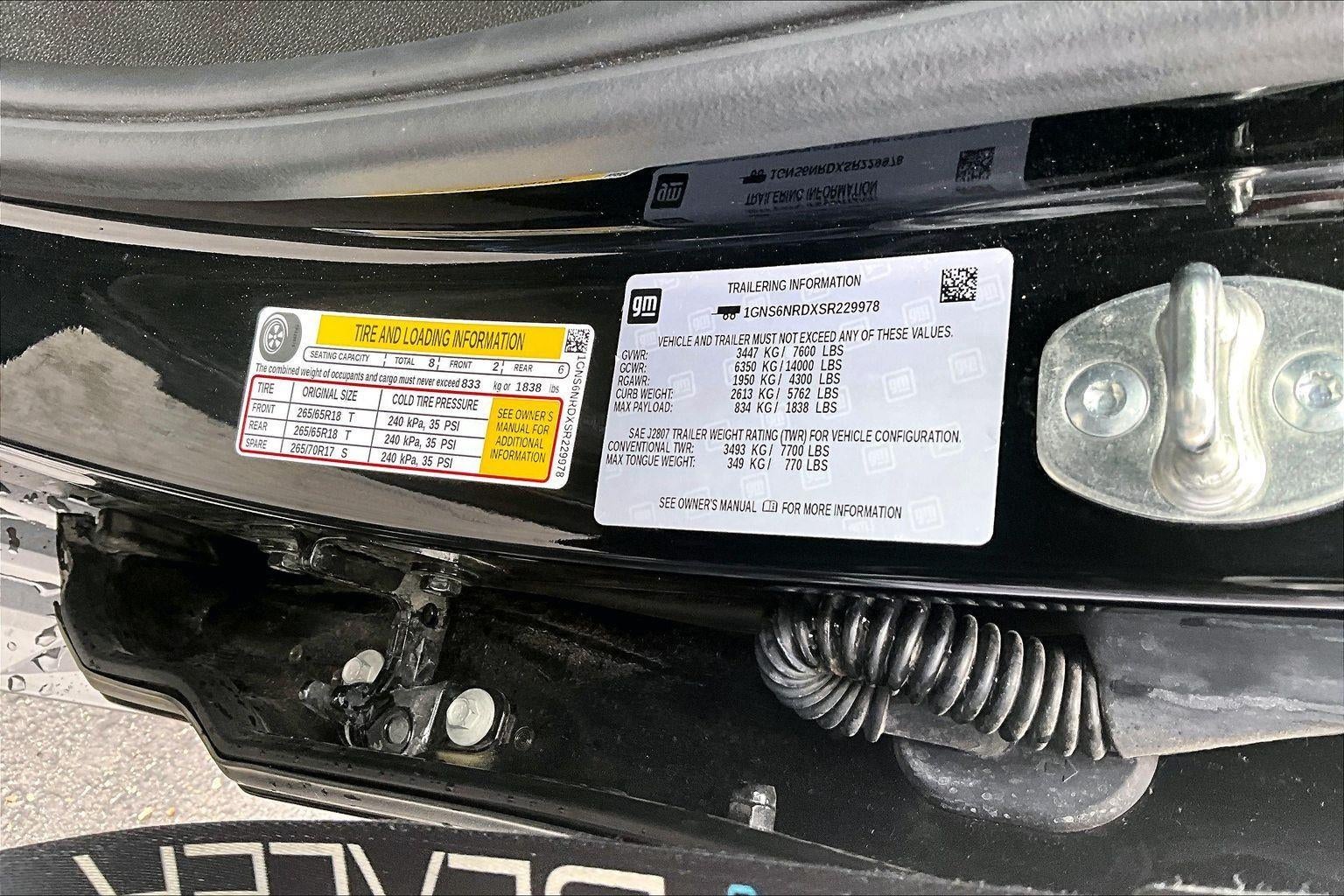 2025 Chevrolet Tahoe LT