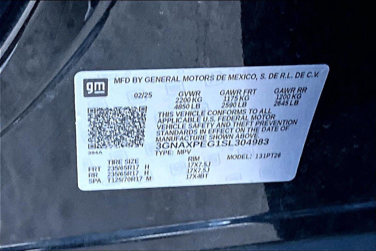 2025 Chevrolet Equinox LT