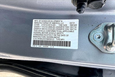 2022 Honda Odyssey EX