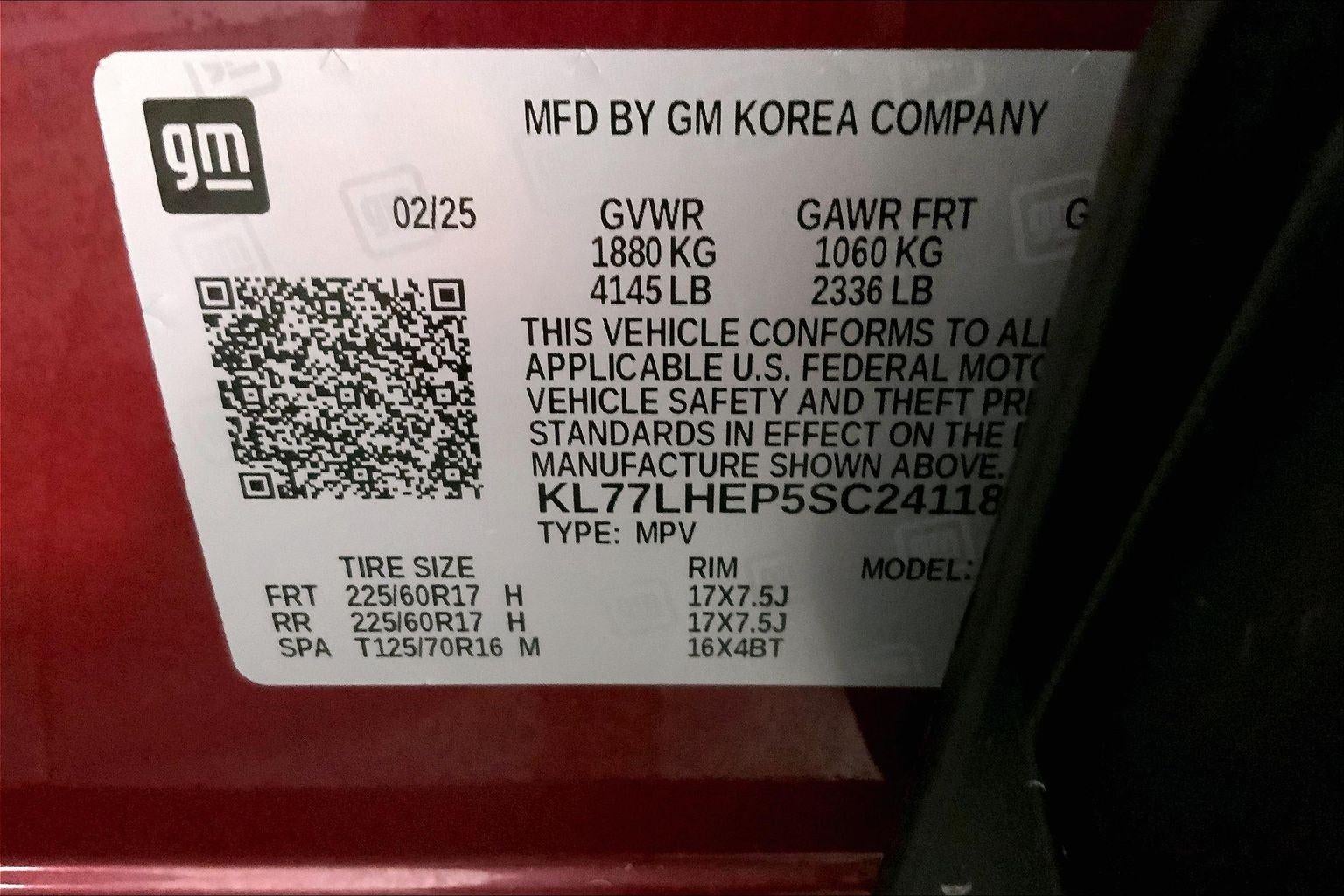 2025 Chevrolet Trax LT