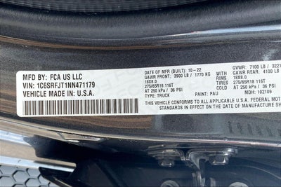 2022 RAM 1500 Laramie