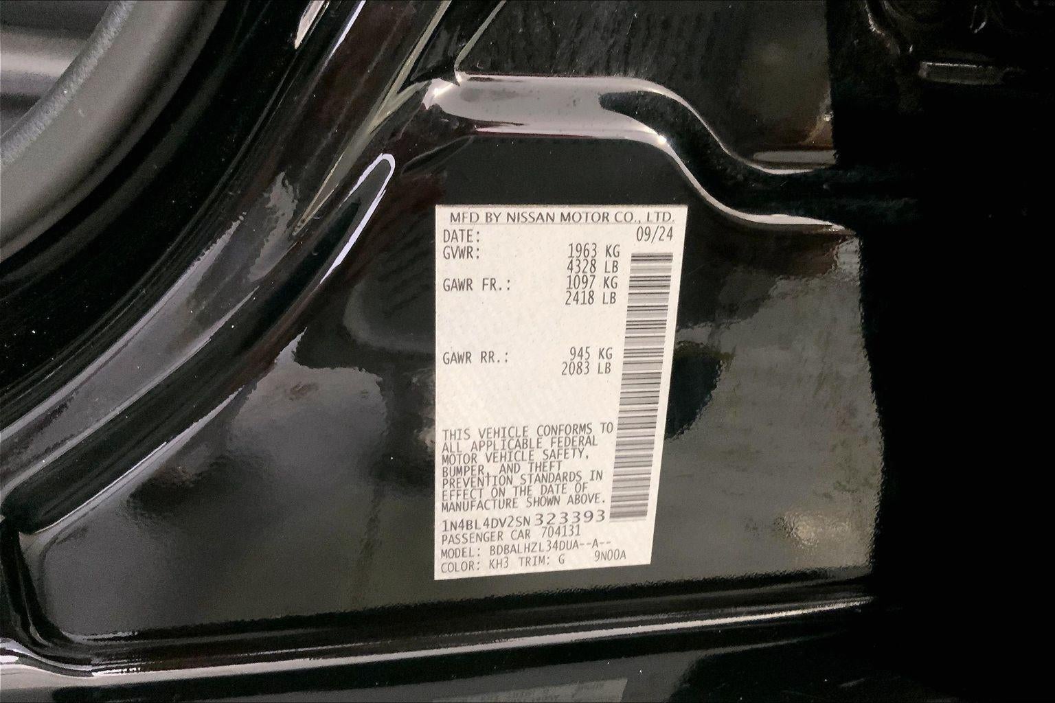 2025 Nissan Altima SV