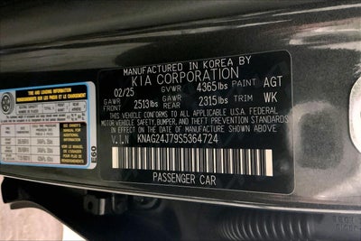 2025 Kia K5 LXS