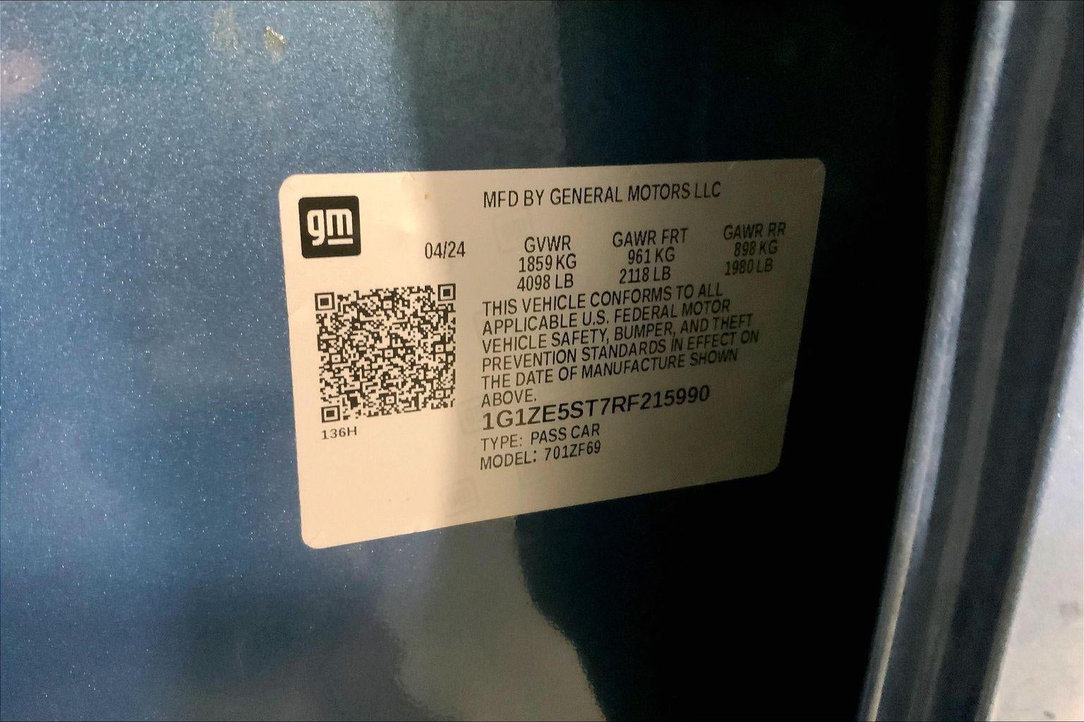 2024 Chevrolet Malibu 2LT