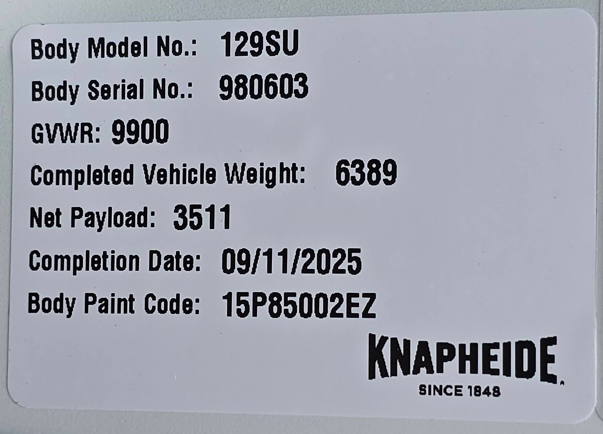 2025 Chevrolet Express Cutaway 3500 1WT