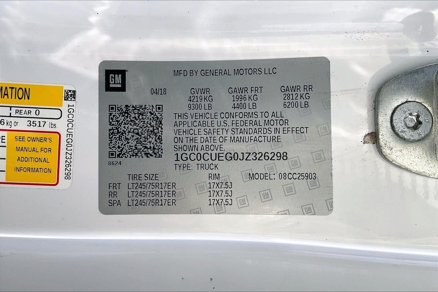 2018 Chevrolet Silverado 2500 HD Work Truck