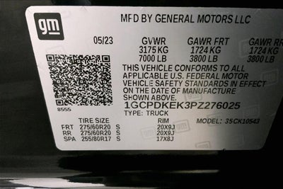 2023 Chevrolet Silverado 1500 LT (2FL)