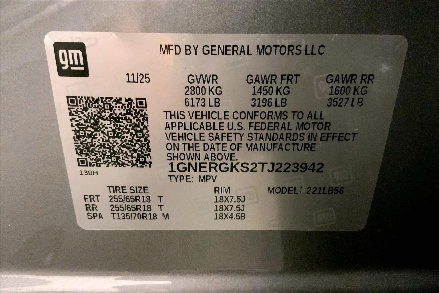 2026 Chevrolet Traverse LT