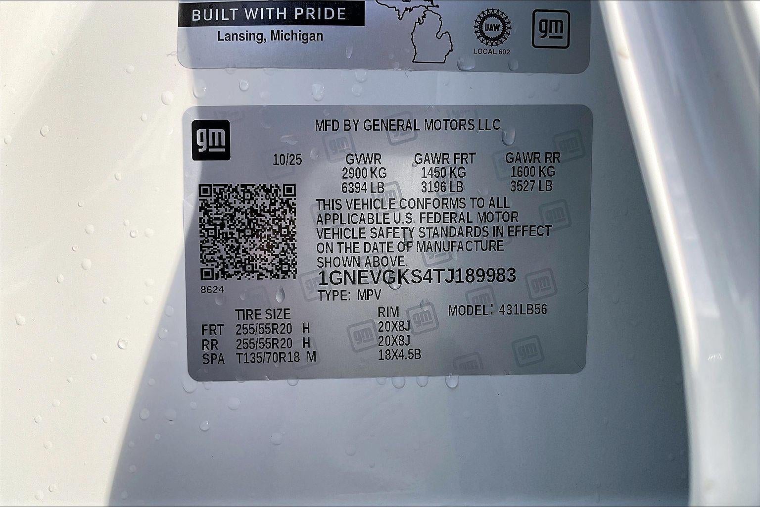 2026 Chevrolet Traverse LT