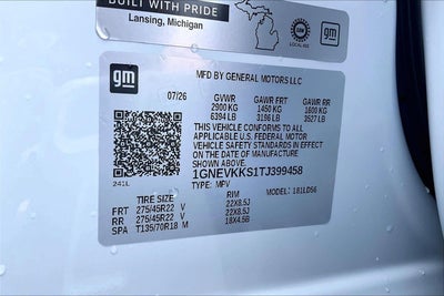 2026 Chevrolet Traverse High Country
