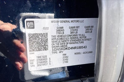 2022 Chevrolet Suburban Z71