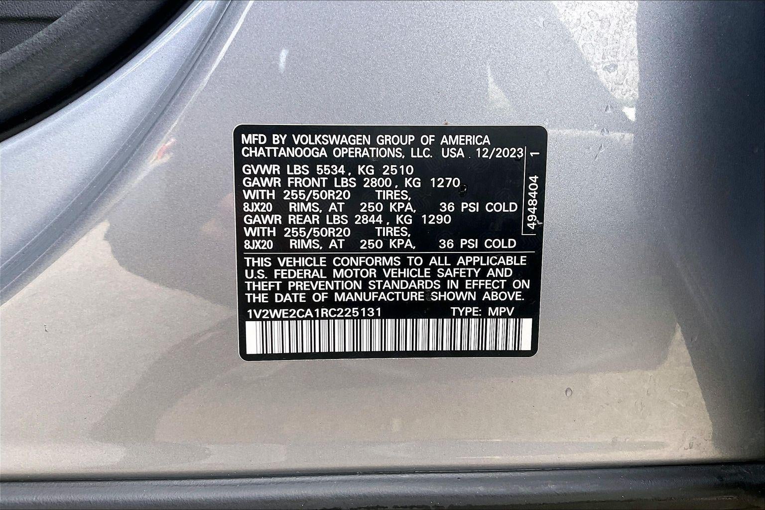 2024 Volkswagen Atlas Cross Sport 2.0T SE w/Technology