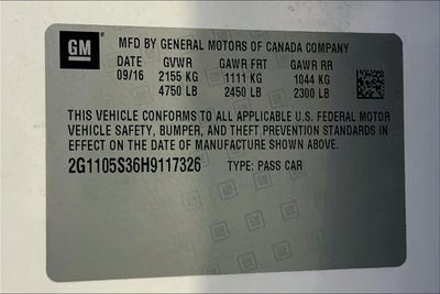 2017 Chevrolet Impala LT