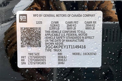 2026 Chevrolet Silverado 2500 HD LTZ