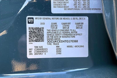 2026 Chevrolet Silverado 1500 Custom Trail Boss