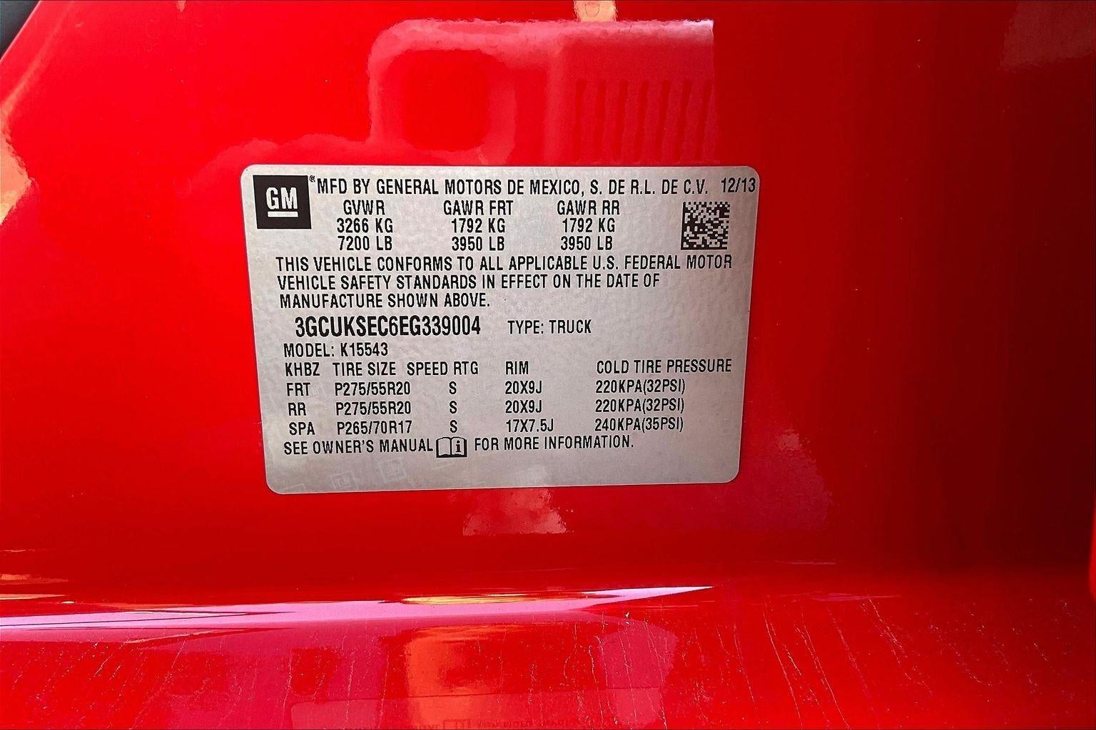 2014 Chevrolet Silverado 1500 LTZ