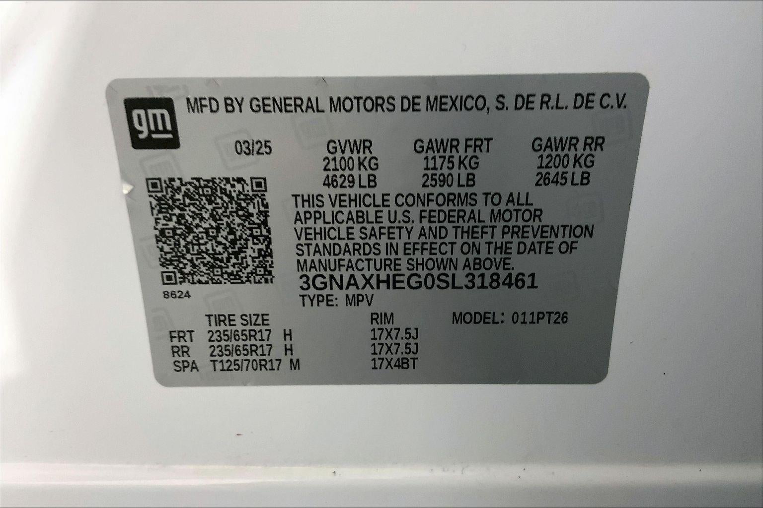 2025 Chevrolet Equinox LT