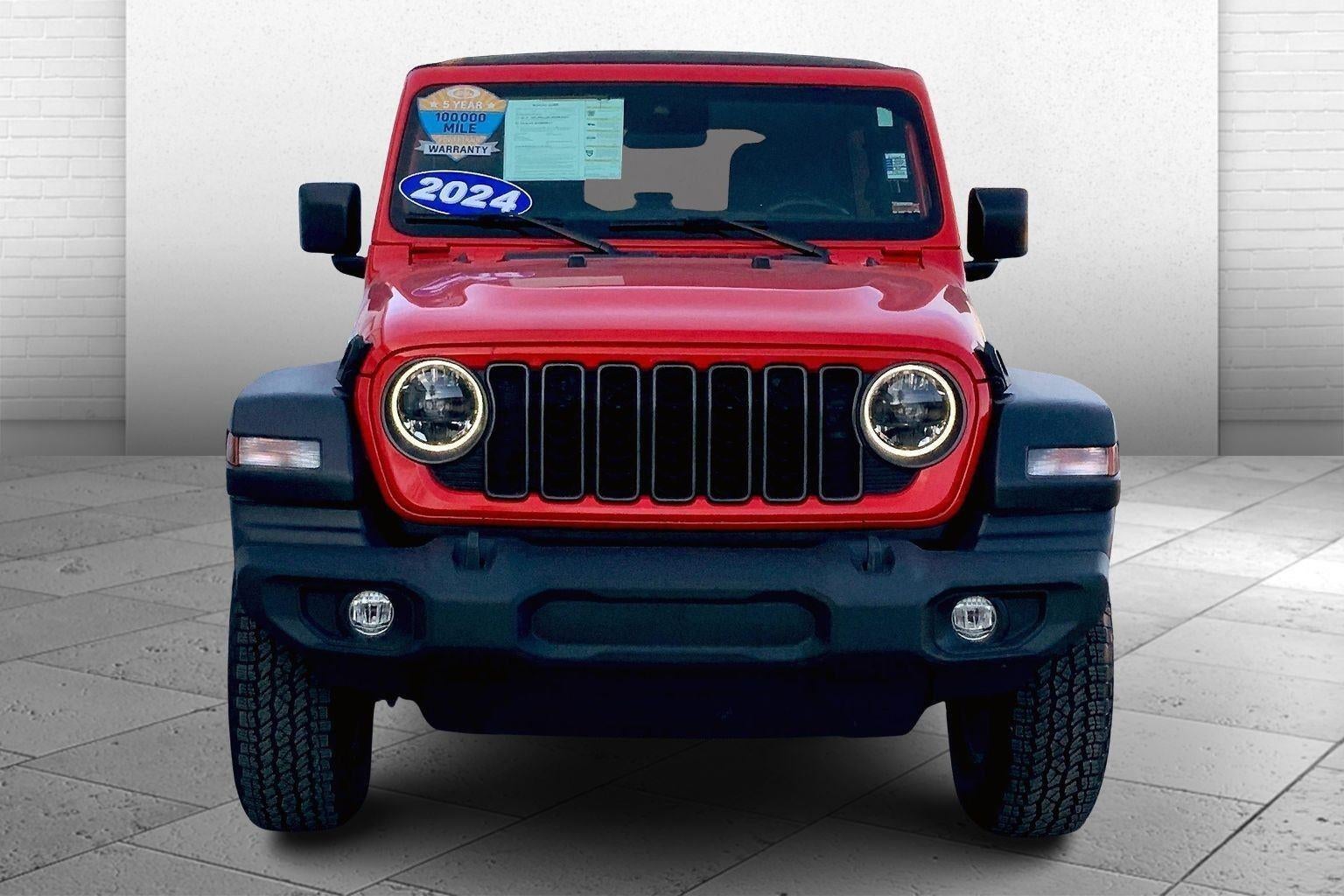 Used 2024 Jeep Wrangler 4-Door Sport S with VIN 1C4PJXDG8RW273354 for sale in Kansas City