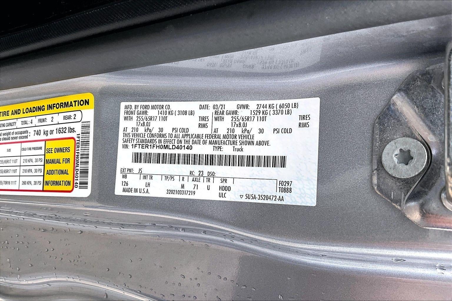 2021 Ford Ranger XL