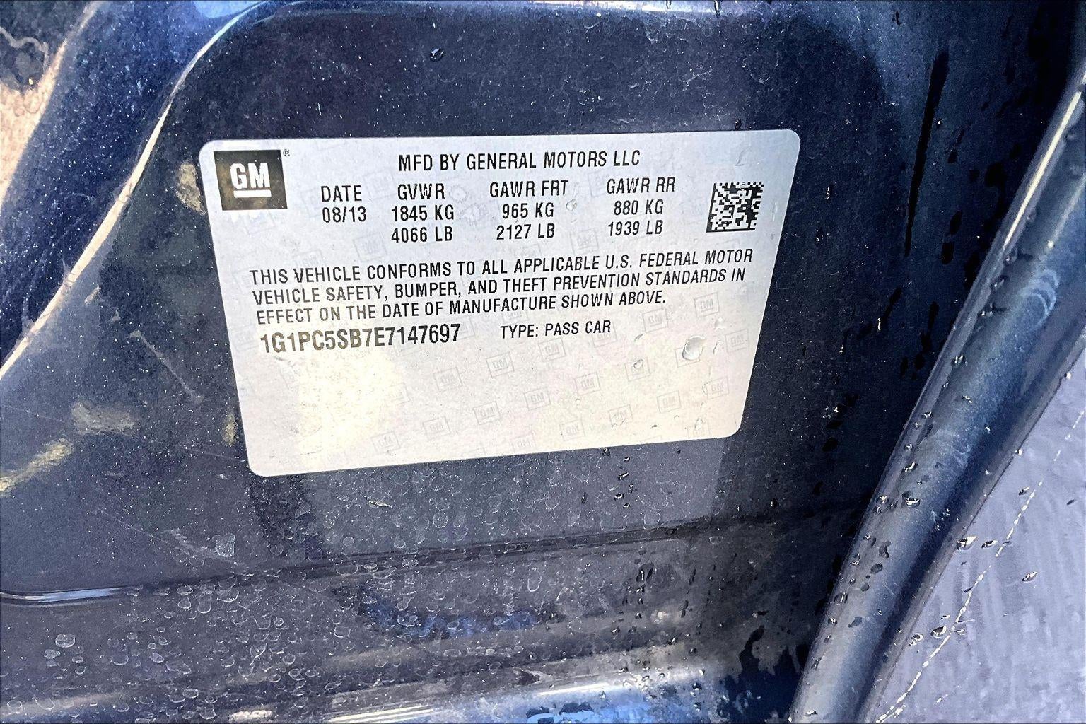 2014 Chevrolet Cruze 1LT