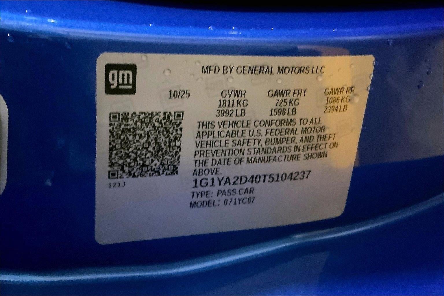 2026 Chevrolet Corvette Stingray 1LT