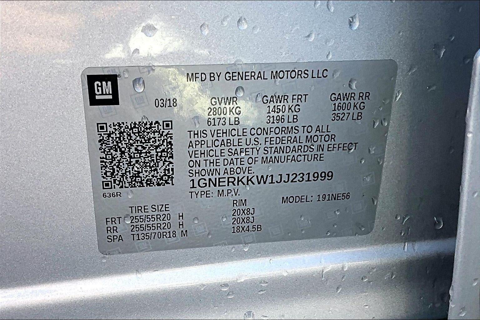 2018 Chevrolet Traverse Premier