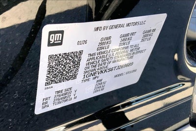 2026 Chevrolet Traverse High Country