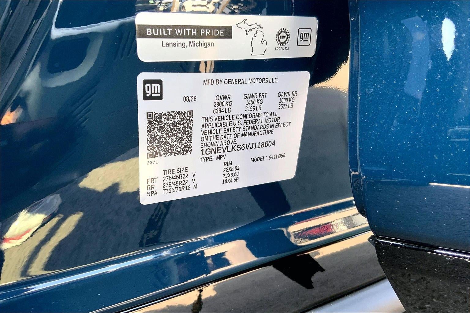 2027 Chevrolet Traverse RS