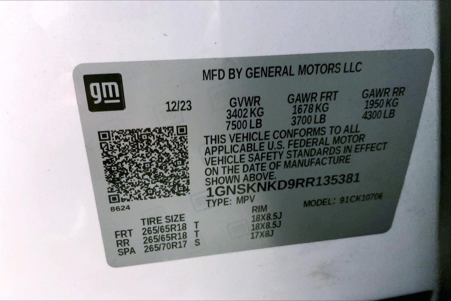 2024 Chevrolet Tahoe LT