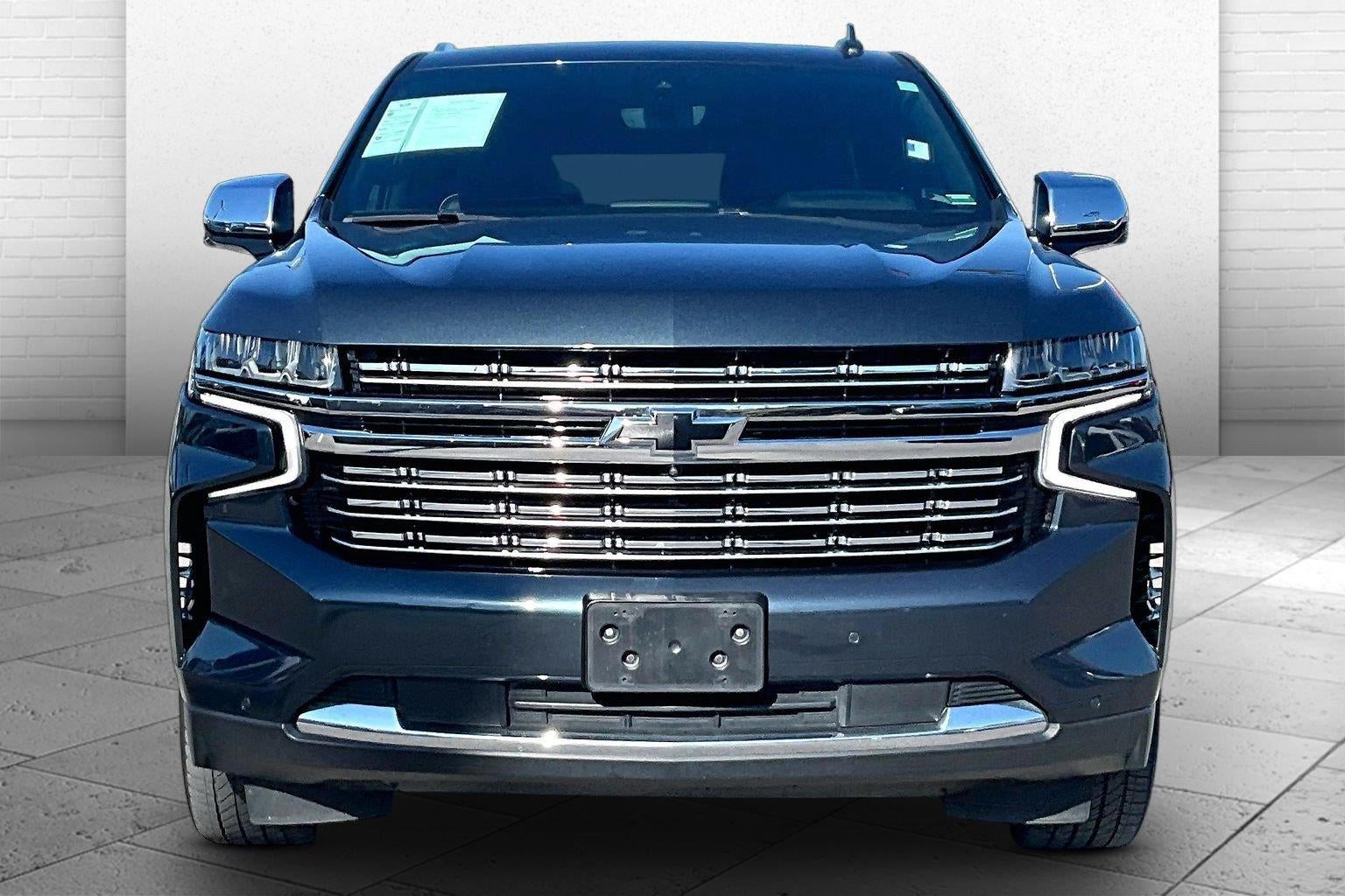 Used 2021 Chevrolet Tahoe Premier with VIN 1GNSKSKD9MR122282 for sale in Kansas City