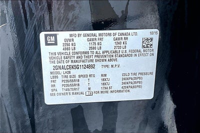 2016 Chevrolet Equinox LT