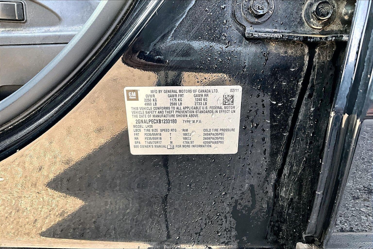 2011 Chevrolet Equinox LT w/2LT