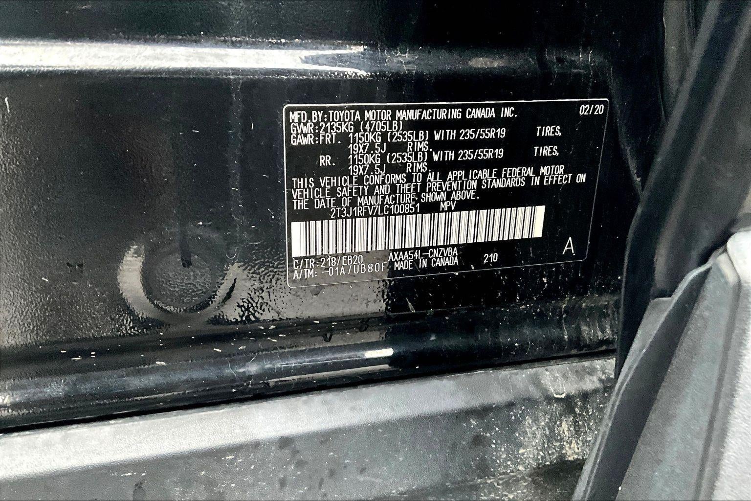 2020 Toyota RAV4 Adventure