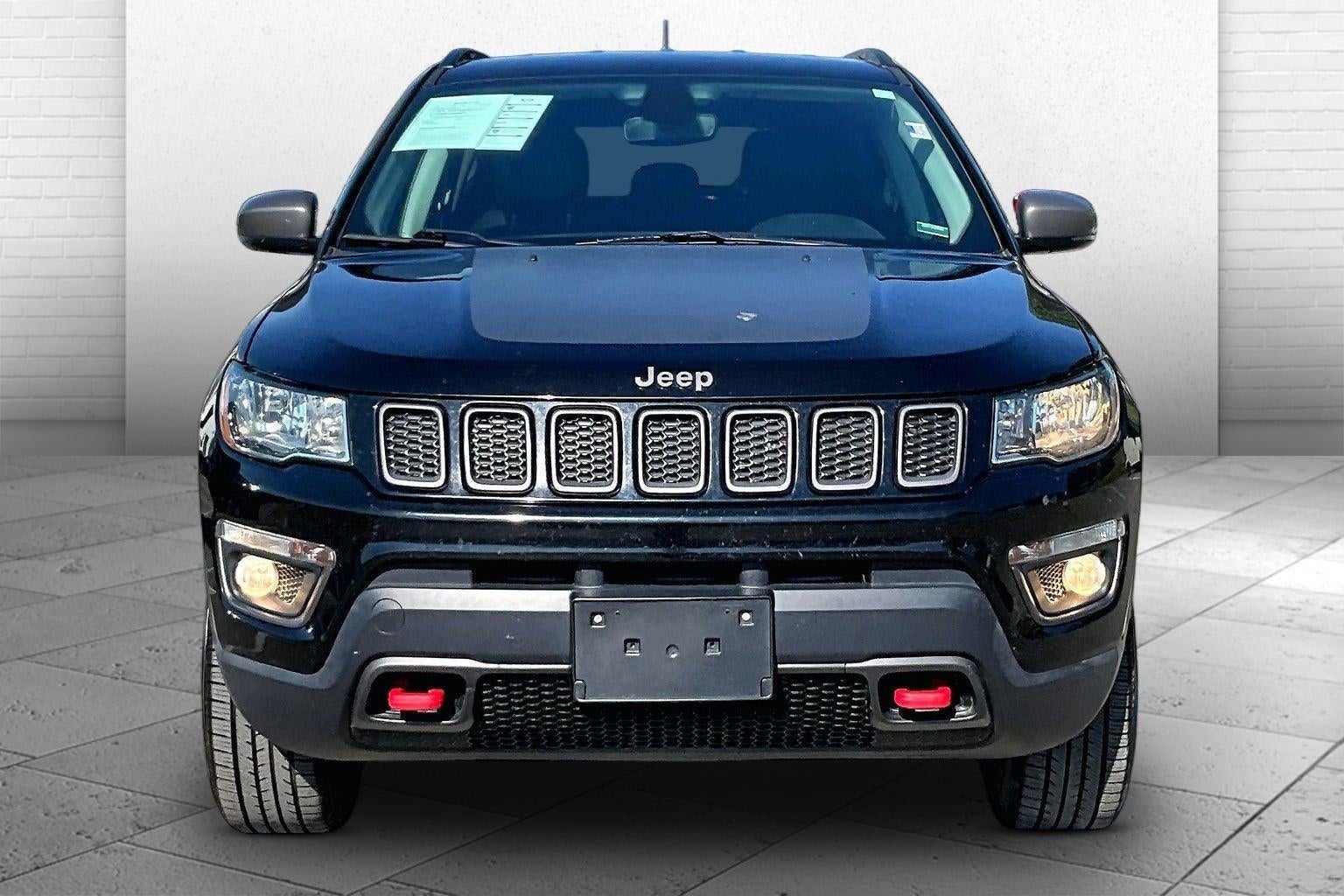 Used 2019 Jeep Compass Trailhawk with VIN 3C4NJDDBXKT790595 for sale in Kansas City
