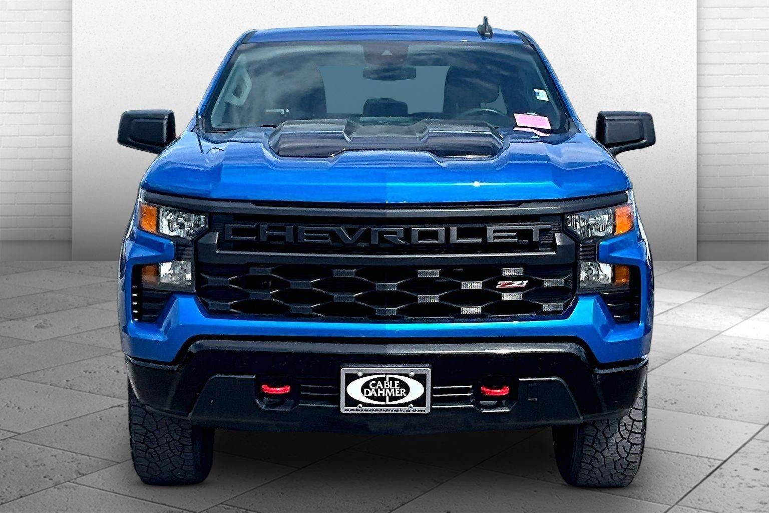 Used 2022 Chevrolet Silverado 1500 Custom with VIN 3GCPDCED0NG668111 for sale in Kansas City