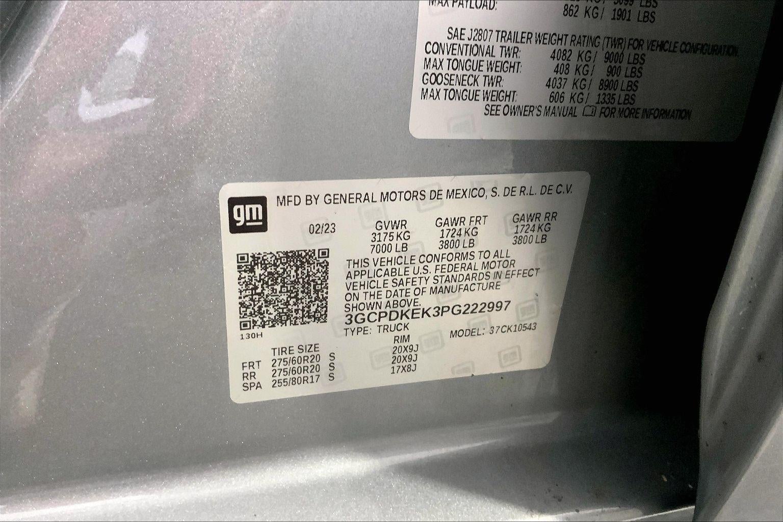 2023 Chevrolet Silverado 1500 LT (2FL)