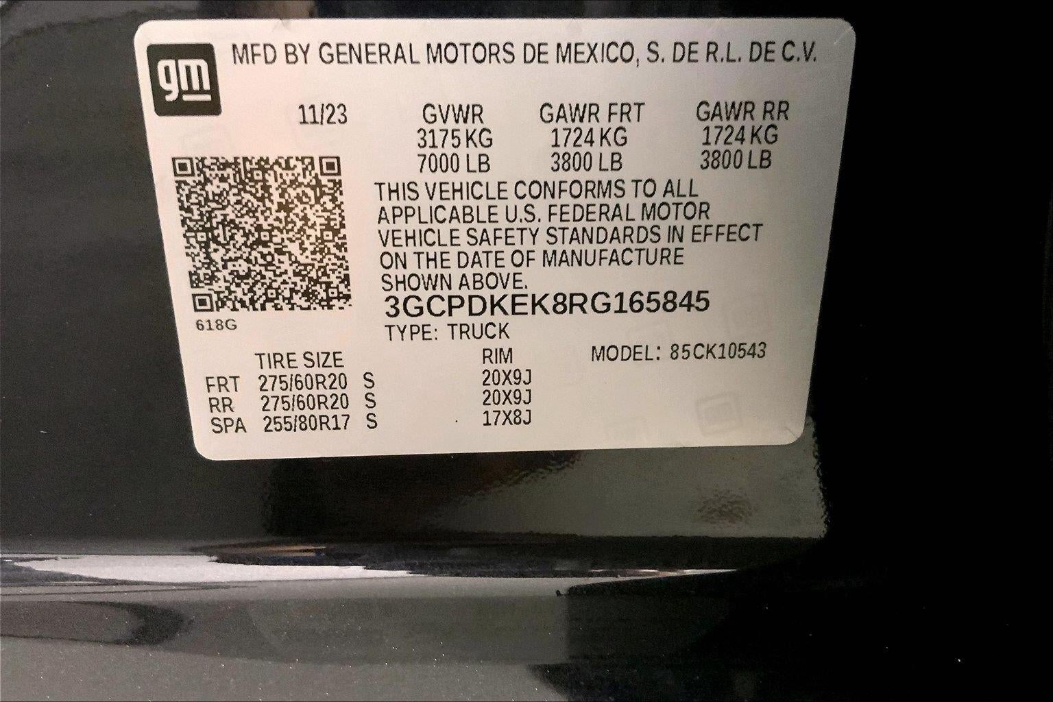 2024 Chevrolet Silverado 1500 LT (2FL)