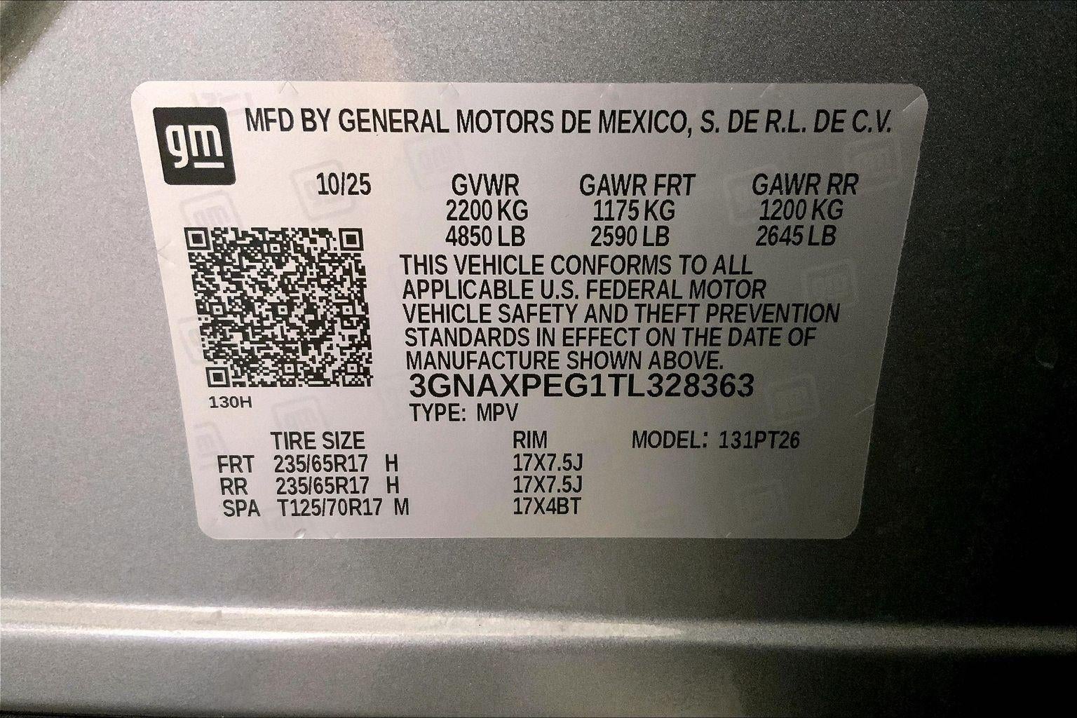 2026 Chevrolet Equinox LT